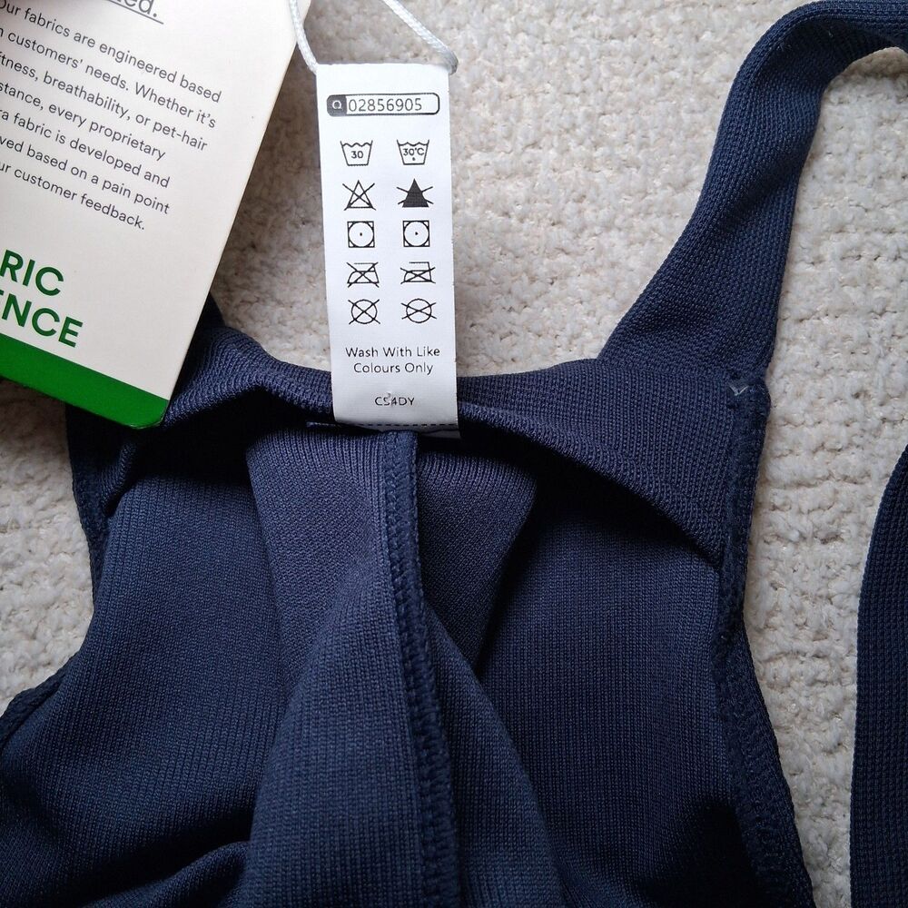 NWT Overalls Jumpsuit Sz S Navy Casual Minimalist Oversized Lounge Oversized - Picture 9 of 9